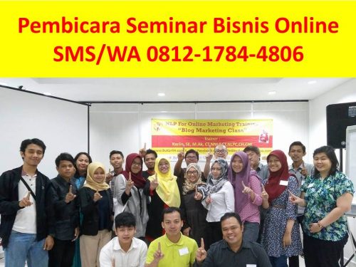 Pembicara Seminar Bisnis Online Surabaya
