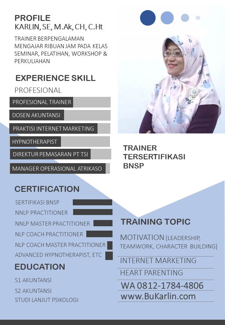 CV Profile Pembicara Seminar